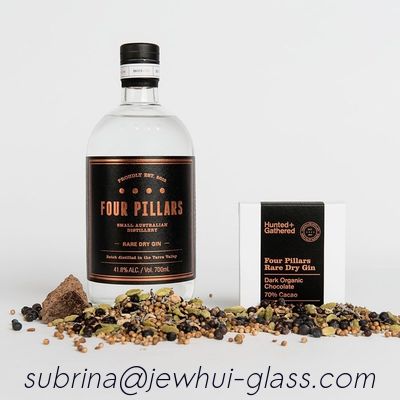 Αγορά Ρουμ Βότκα 21.5MM γυάλινο μπουκάλι τζιν 850g κούφιο τζιν διαδικτυακή κατασκευή