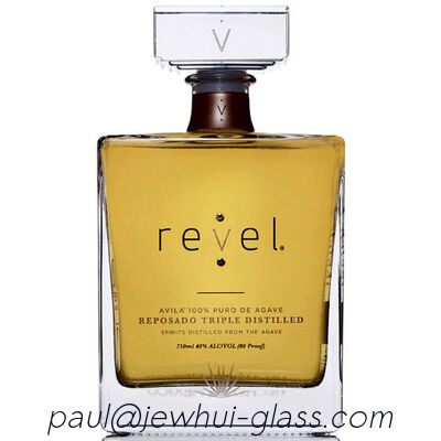 Αγορά Εξαιρετικό Enejo, Reposado, Ασημένιο μπουκάλι με τεκίλα, Super Flint μπουκάλι με τζάμι διαδικτυακή κατασκευή