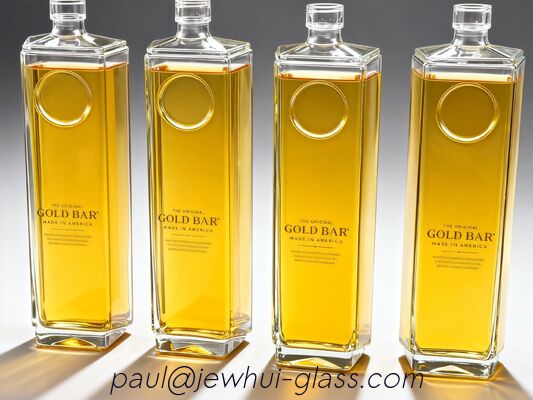 Ποιότητα  750ML Whiskey  Glass Bottle -Customization, Super Flint Glass Bottle, American Craft Whiskey εργοστάσιο