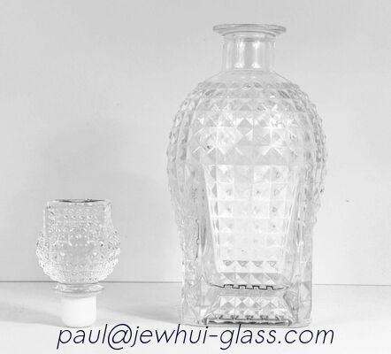 Αγορά XO κενό επιμεταλλώνοντας με ηλεκτρόλυση επίστρωμα μπουκαλιών 750ml γυαλιού κονιάκ χρυσό διαδικτυακή κατασκευή