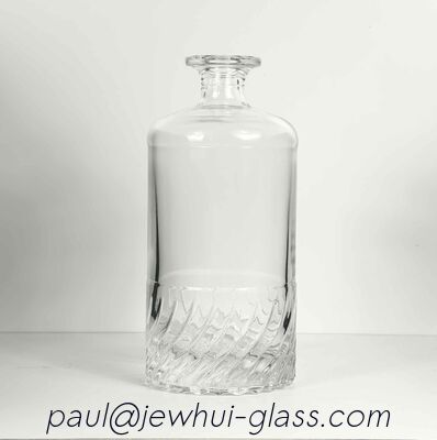 Αγορά Χρυσή ηλεκτρολυτική επιμετάλλωση μπουκαλιών γυαλιού καραφών μπουκαλιών γυαλιού κονιάκ πωμάτων γυαλιού κρυστάλλου διαδικτυακή κατασκευή