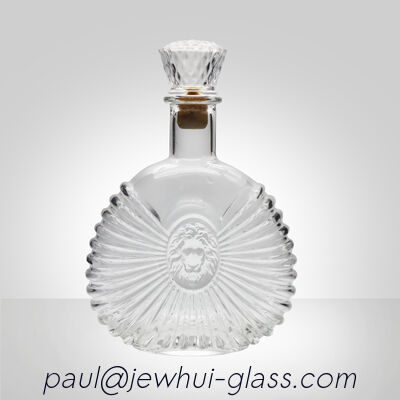 Αγορά Υπέροχο κρυστάλλινο ντεκάντερ Super Flint Diamond Cut, XO, κονιάκ, βότκα, λικέρ, τζιν, ρούμι, τεκίλα, ουίσκι, μπράντι, γυάλινο μπουκάλι με συμπαγή γυάλινα πώματα διαδικτυακή κατασκευή