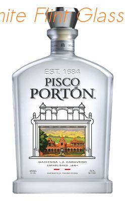 Καλή τιμή 750 ml μπουκάλι PISCO με πάγο και παράθυρο σε απευθείας σύνδεση