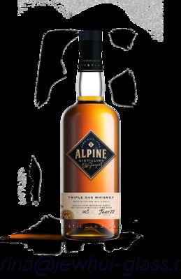 Καλή τιμή 750ml Apline Whiskey  Glass Bottle -Customization, Super Flint Glass Bottle, American Rum σε απευθείας σύνδεση