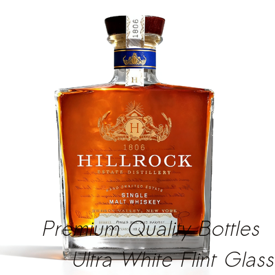 Καλή τιμή 500ml/ 700ml Άδειο Γυάλινο Μπουκάλι Xo, Brandy, Whiskey Extra White Flint Προσαρμοσμένο Μπουκάλι σε απευθείας σύνδεση