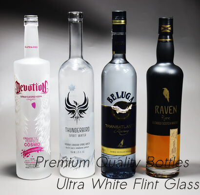 Καλή τιμή 200 ml 500 ml 1750 ml γυάλινο μπουκάλι με αναμμένα γράμματα 209 τζιν γυάλινο μπουκάλι σε απευθείας σύνδεση