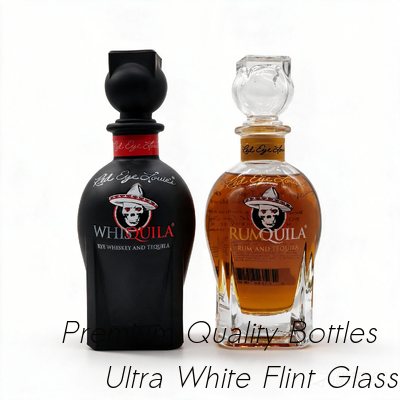 Καλή τιμή Παγωμένο Tequila μπουκάλι γυαλιού/πάγωμα της καυτής σφράγισης/των κοίλων πωμάτων σε απευθείας σύνδεση