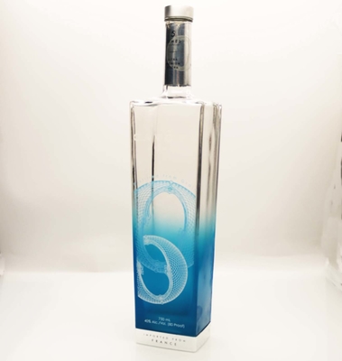 Καλή τιμή SGS μπουκαλιών 25oz γυαλιού βότκας επιστρώματος κλίσης βαριά παχιά βάση FDA σε απευθείας σύνδεση