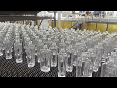 OEM μπουκάλι γυαλιού ουίσκι θερμή σφραγίδα διακοσμητικά μπουκάλια ουίσκι